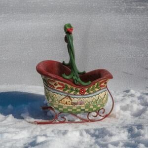 Jim Shore Sleigh Bells Ring Heartwood Creek Santa Sleigh Christmas Replacement
